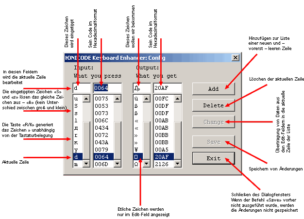 Programmeinstellungen